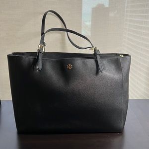 Great condition Tory Burch black tote bag